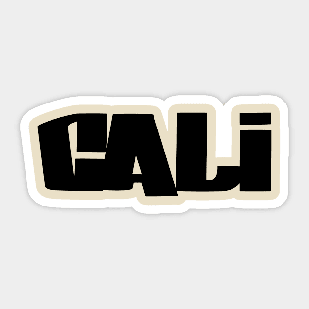 Cali - South America - California - West Coast Sticker by LenTauroPhoto